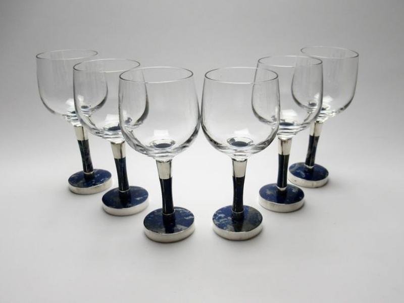 Lapis Lazuli Wine Set for the 32nd wedding anniversary gift for him