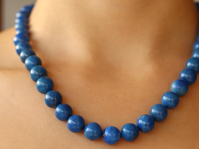 Lapis Lazuli Necklace For The Year 32 Anniversary Gift