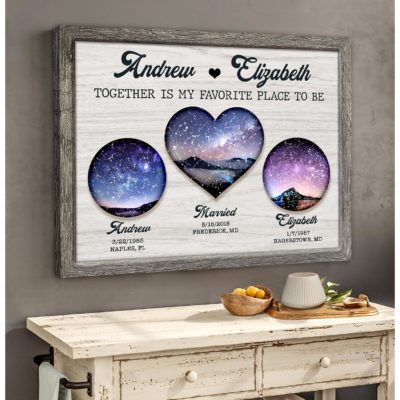 Star Map By Date And Location Custom Star Map Gift Love Wall Art Canvas