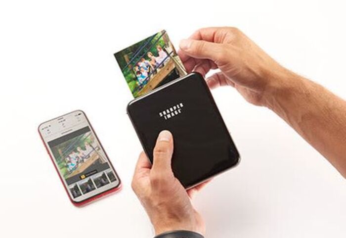 Portable photo printer: considerate tech gift for mother