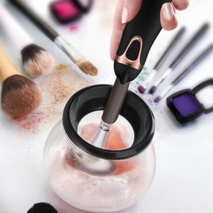 Makeup Brush Cleaner, Electric Makeup Brush Cleaner Machine for Makeup  Brush, Makeup Sponge, Double Brush, Best Mother's Day Gift Birthday Gift  for