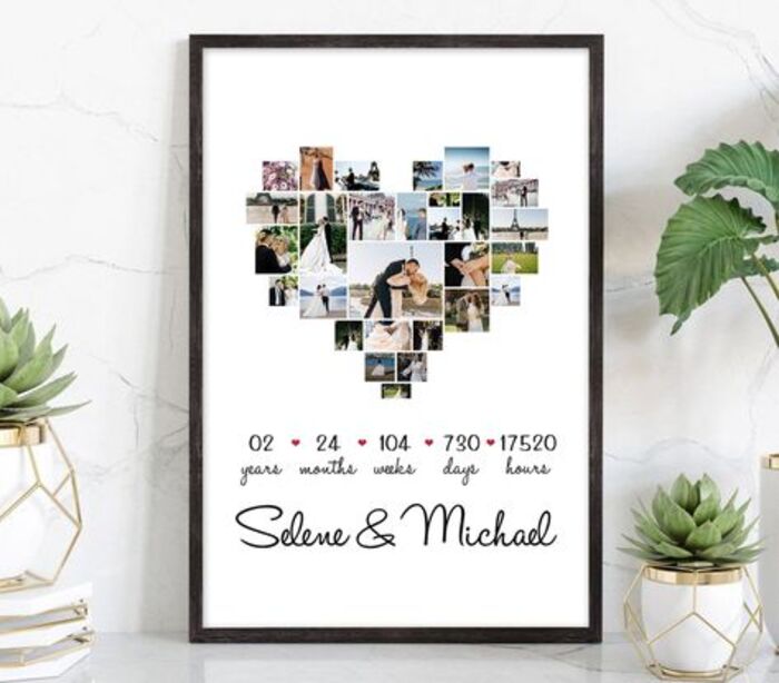 Custom Photo Collage Heartfelt Mom Gift