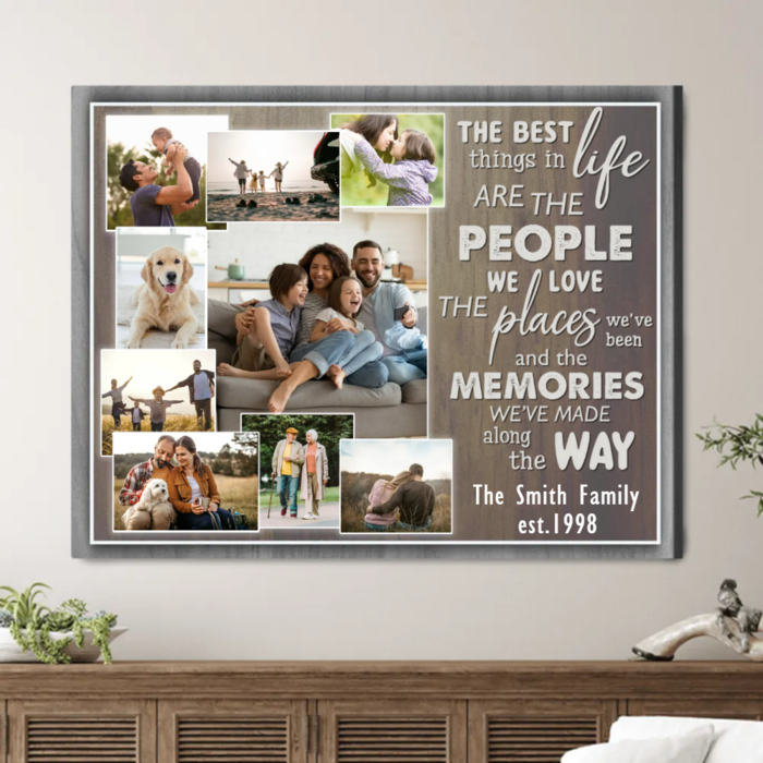 Family Canvas Print: 50Th Birthday Ideas For Mom