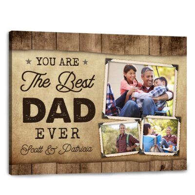 birthday gift for dad personalized photo canvas 02