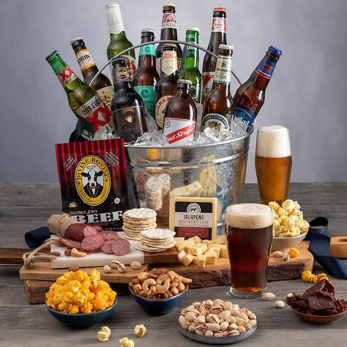 Holiday beers: thoughtful homemade retirement gift baskets
