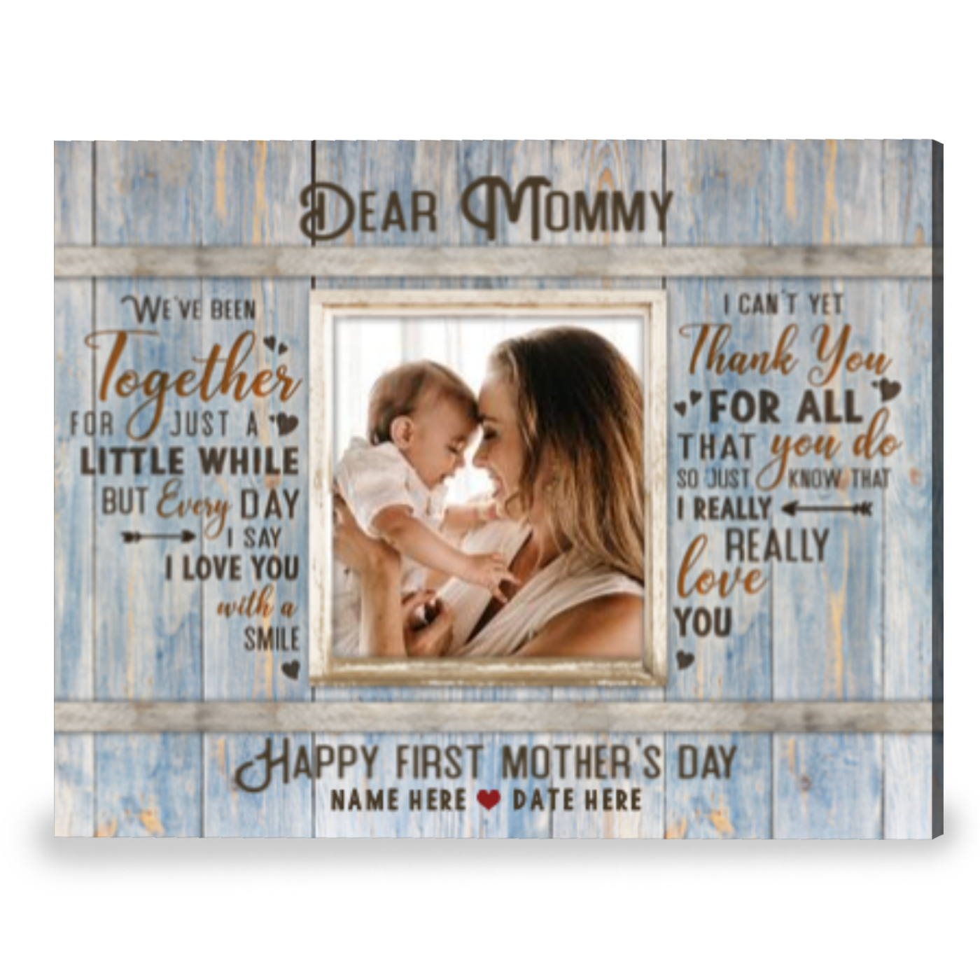 Personalized Gifts First Time Mom Gifts Love Between a Mother and