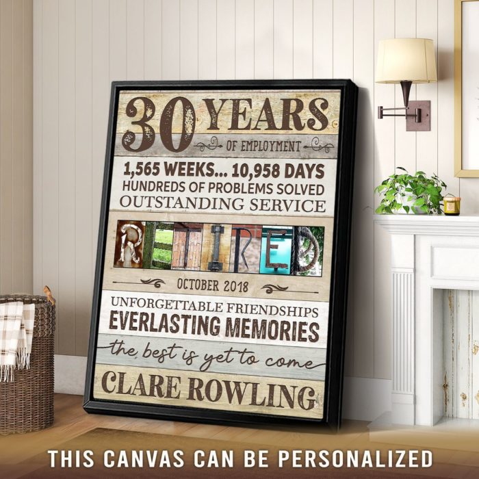 Retirement Canvas Art