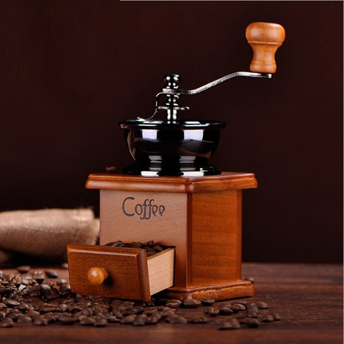 4Th Wedding Anniversary Gifts For Him - Antique Coffee Grinder