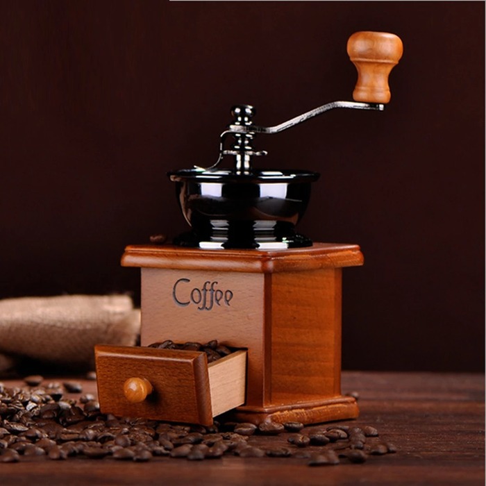 four year wedding anniversary gift Antique Coffee Grinder