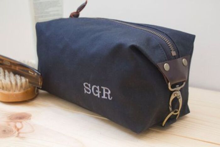 Custom Dopp kit for him