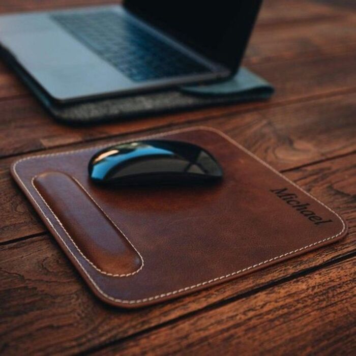 Leather mouse pads for boyfriend