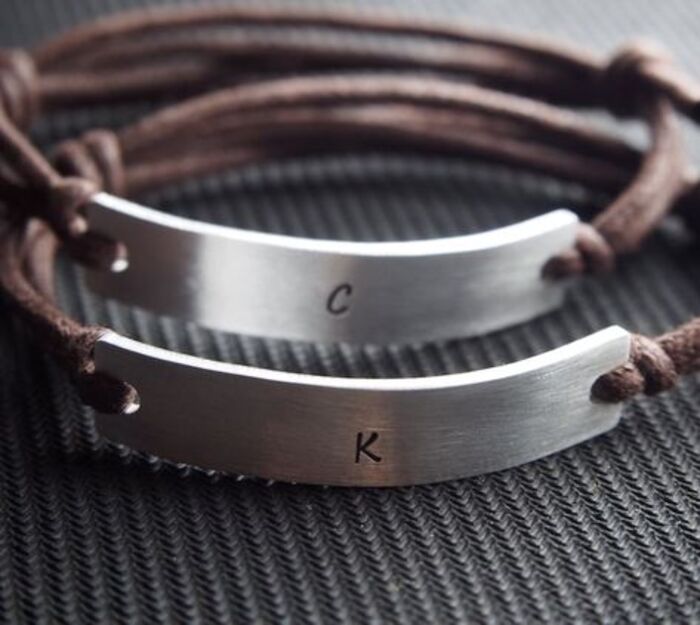 Custom men's bracelet: customized gift for him