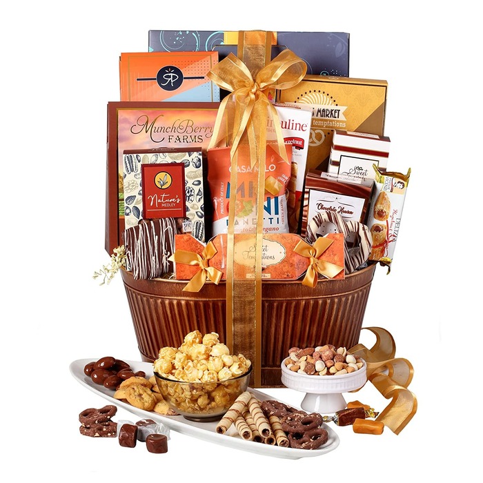 Gifts For Retirement Woman - Gift Basket For Coffee And Cookies