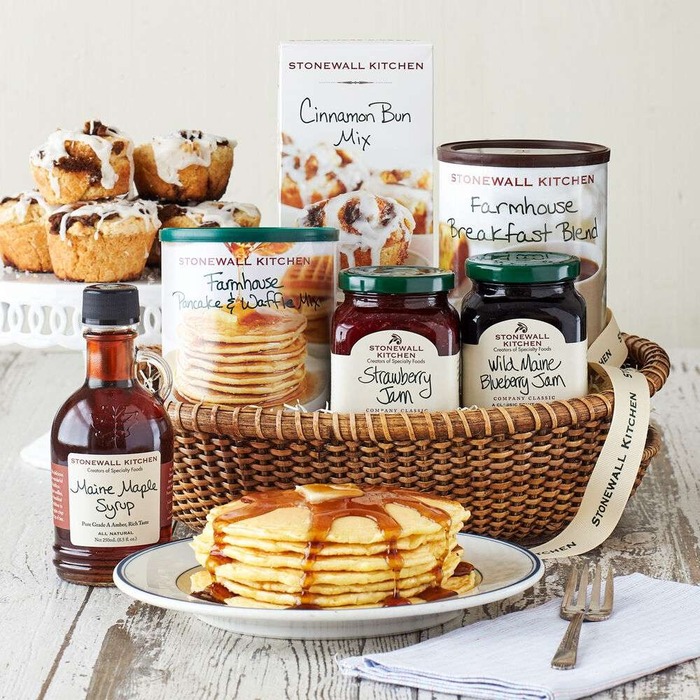 Perfect retirement present for women - Ultimate New England Brunch Gift Basket