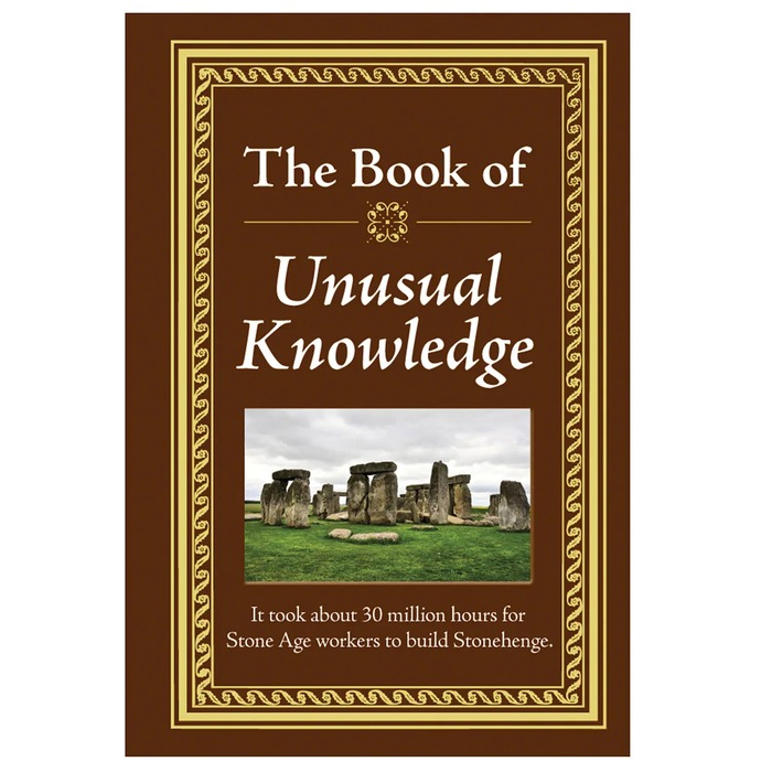 Retirement gifts for special person - "The Book of Unusual Knowledge"