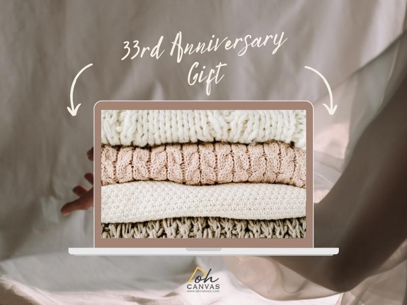 ideas for a 33rd wedding anniversary gift