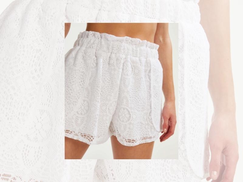 Elastic Lace Shorts for 33rd marriage anniversary gifts