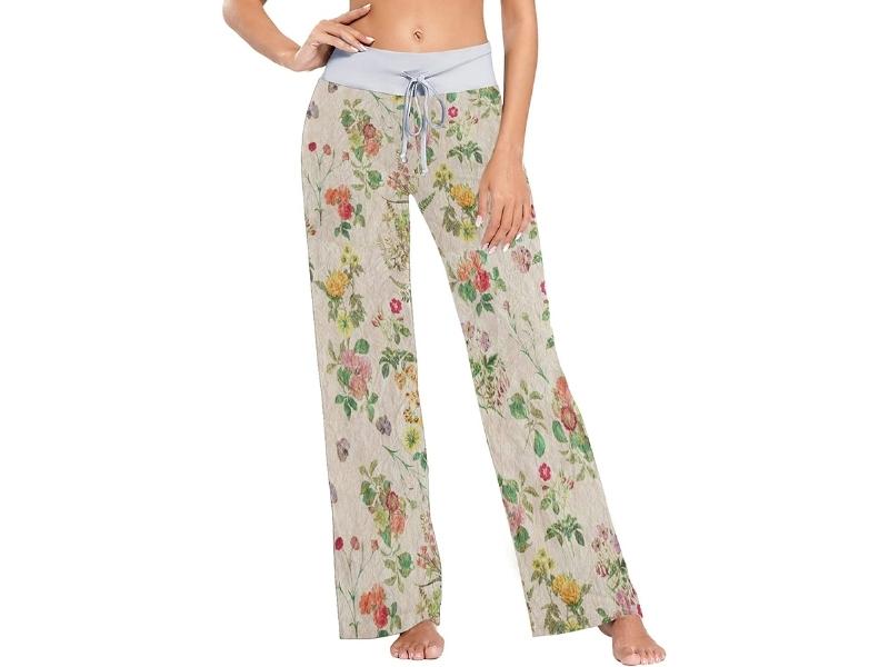 Floral Pajama Pant For The 33Rd Anniversary Gift Wife