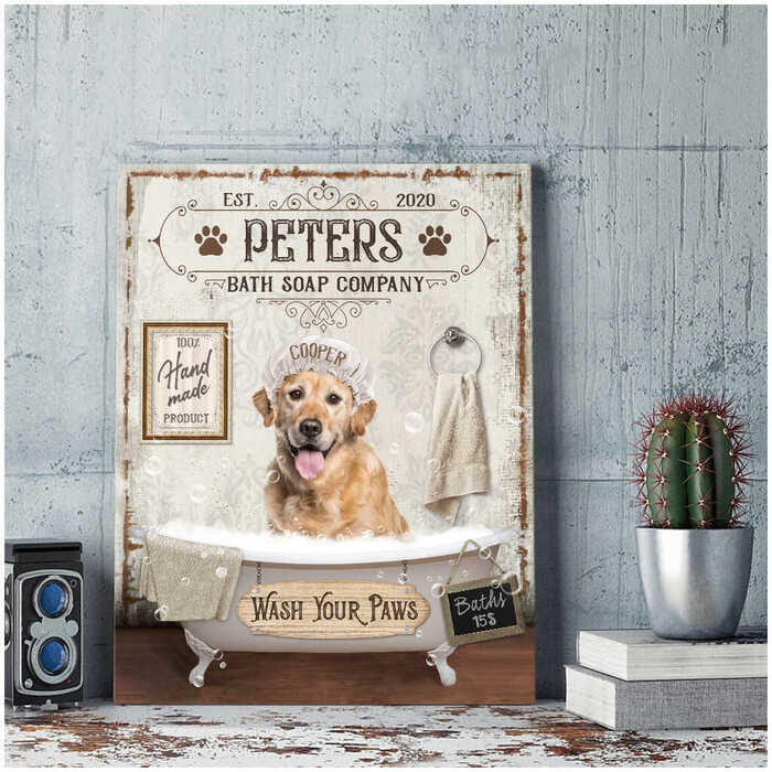 Retirement Gift Idea - Funny Pet Portrait Canvas Print