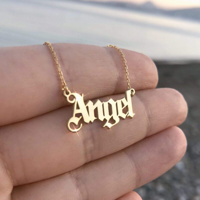 Retirement gifts for women - Name Necklace