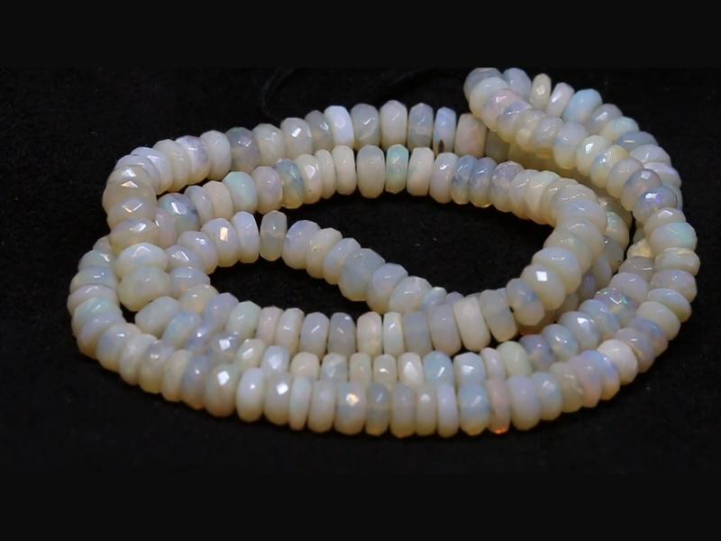 White Opal Beads For 34Th Anniversary Ideas For Her