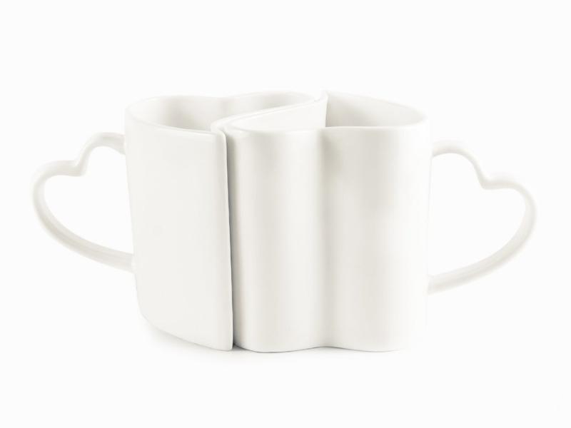 Bone China Heart Mug for the 36th anniversary gift for husband