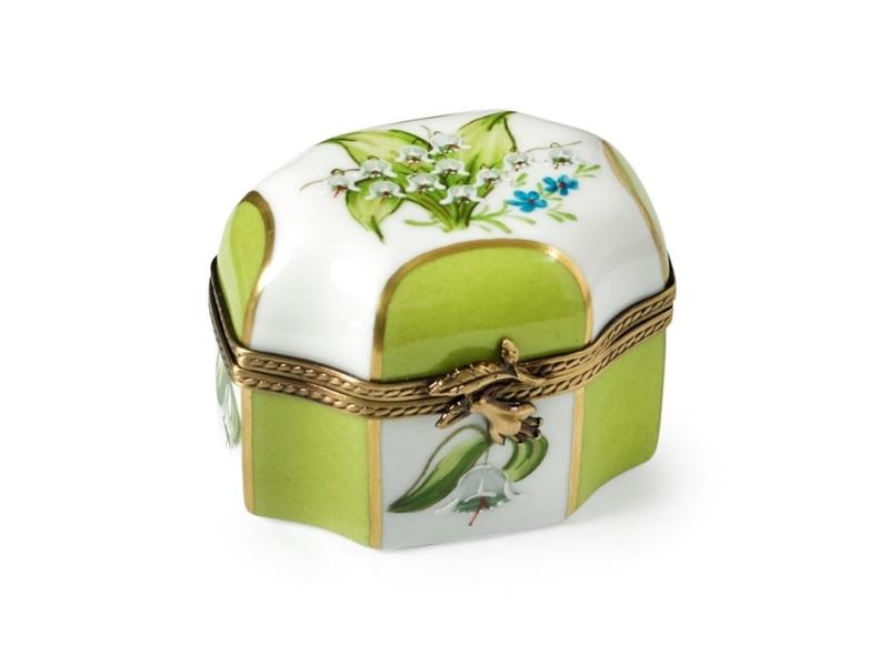 Lily Of The Valley Trunk Limoges Box For 36Th Wedding Anniversary