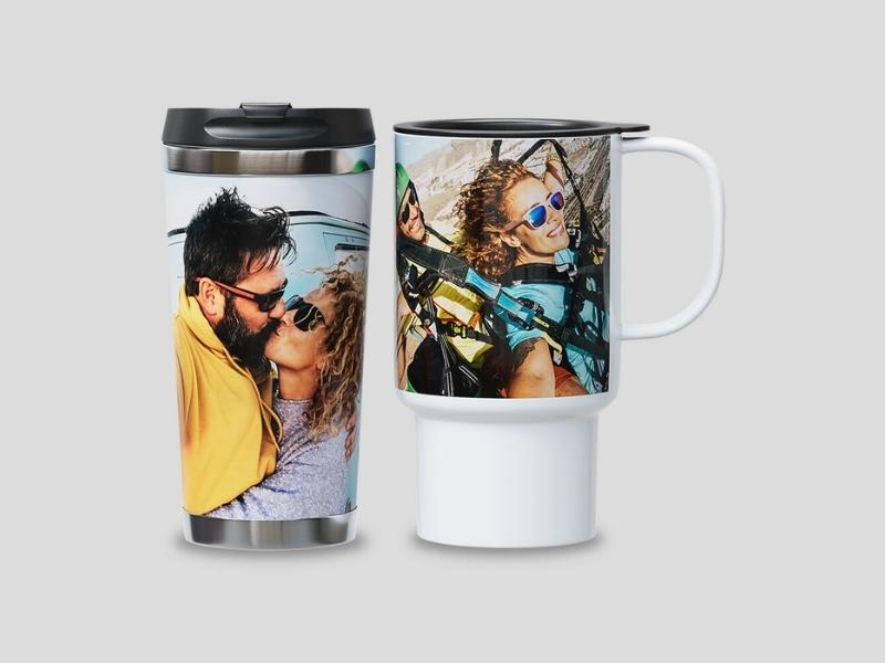 Personalized Photo Bone China Mug for the 36th anniversary gift for wife