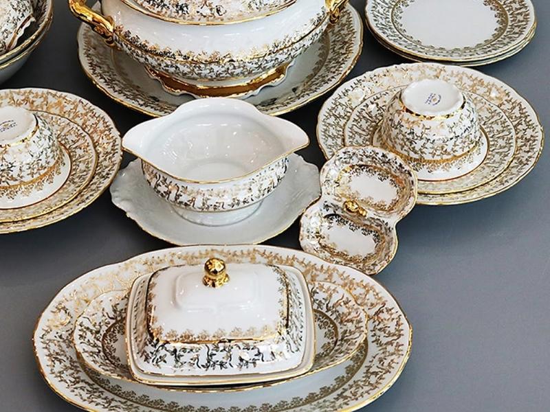 Royalty Porcelain Dinner Set For The 36 Year Anniversary Gift For Parents