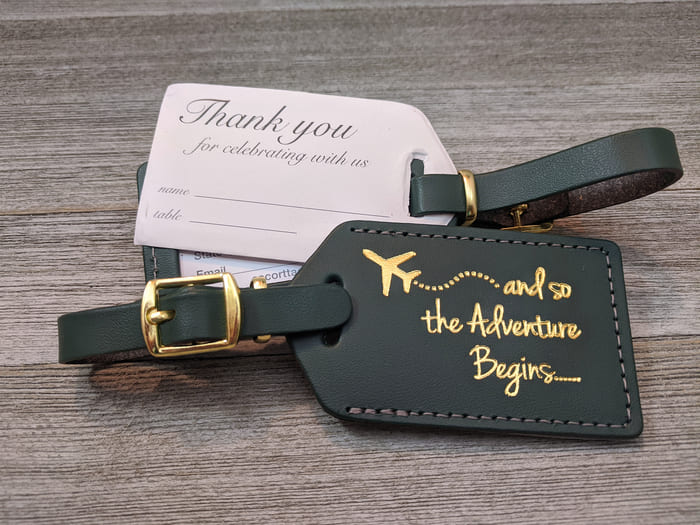 Best Gift For Retired Person - Leather Luggage Tags