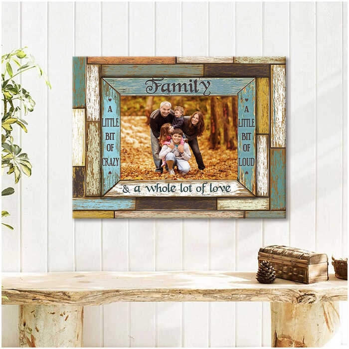 retirement gifts for mom - Family portrait canvas print