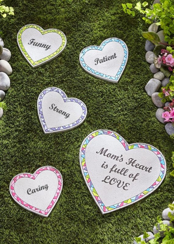 retirement gifts for mom - Personalized garden stones