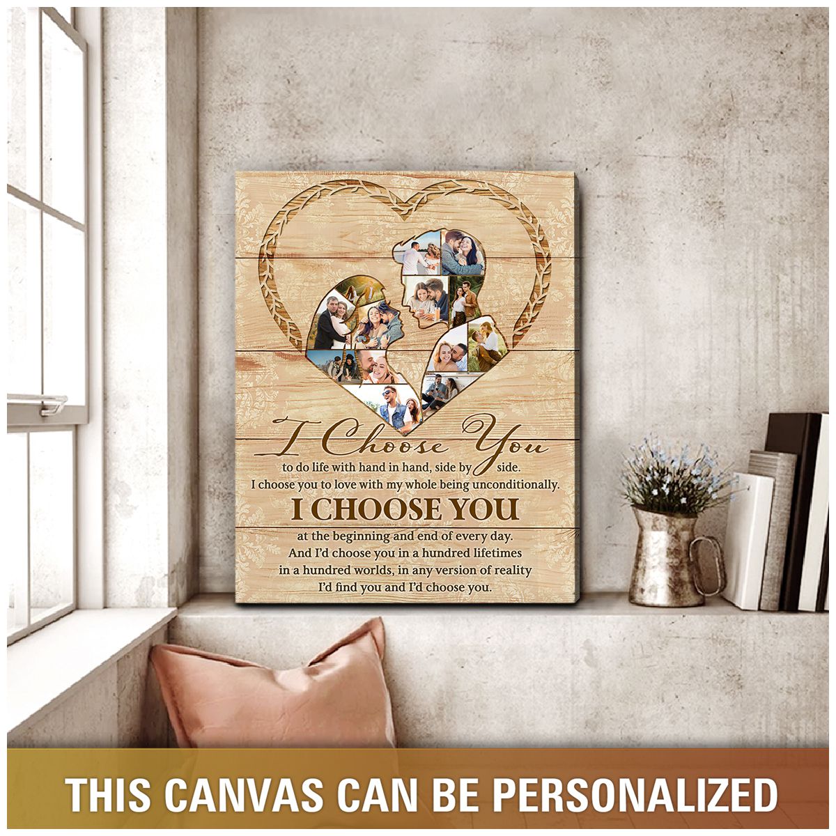 Unique Gifts For Couples Who Have Everything Personalized Couple Photo  Collage Canvas Print - Oh Canvas