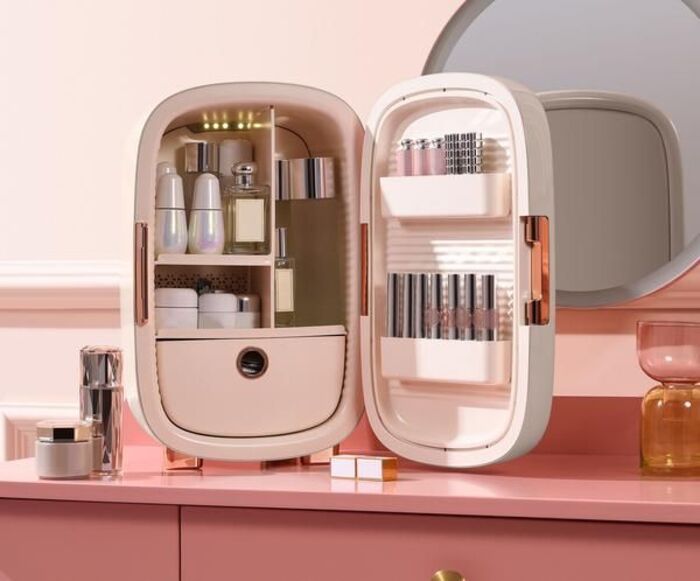 Mini fridge for your girl's beauty products