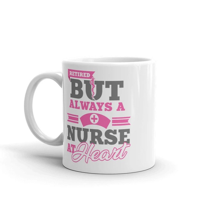 Retirement Gift Ideas For A Nurse - World’s Best Retired Nurse Coffee Mug
