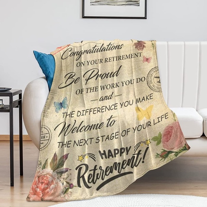 nurse retirement gifts - Retirement Blanket