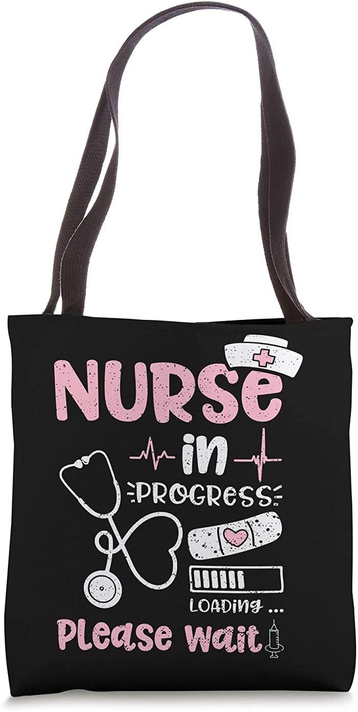 nurse retirement gifts - No Spare Scrubs Stethoscope Funny Tote Bag