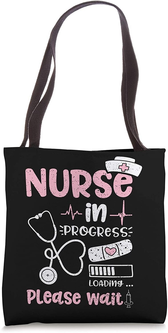 Nurse Retirement Gifts - No Spare Scrubs Stethoscope Funny Tote Bag