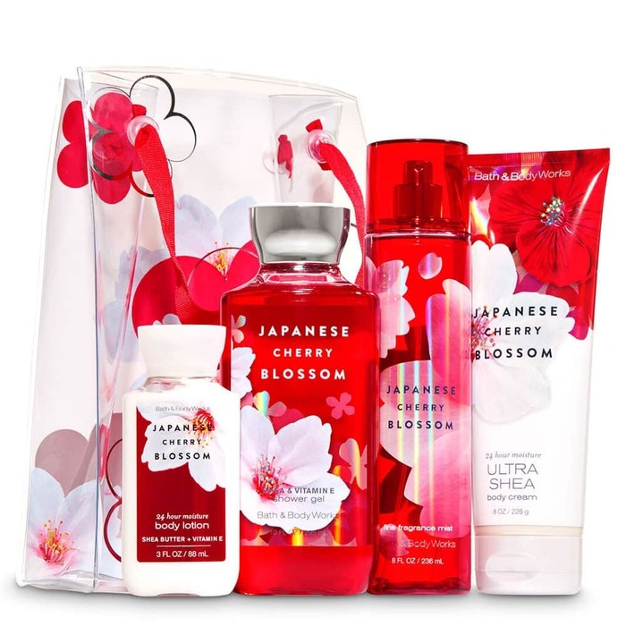 nurse retirement gifts - Bath & Body Works Japanese Blossom Gift Set