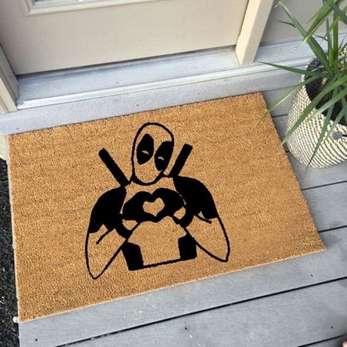 Personalized doormat: cute present for boyfriend's graduation