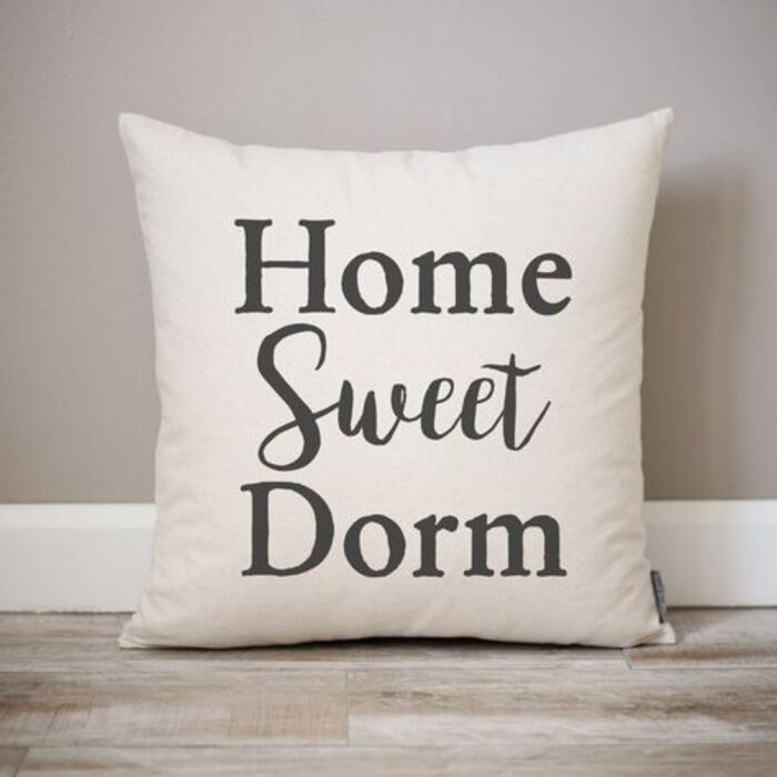Custom dorm pillows: cute graduation gift ideas for boyfriend