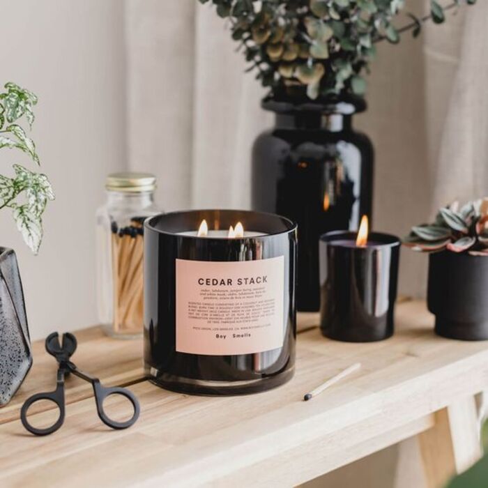 Cedar Stack Candles: Cute Graduation Gift Ideas For Boyfriend