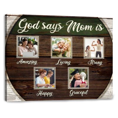 awesome mother's day canvas gift personalized gift for mom 02