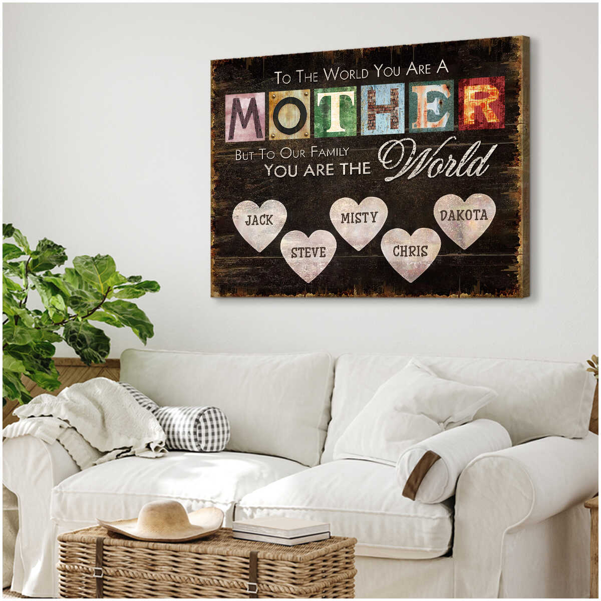 Meaningful Mother's Day Personalized Gift Mom Who Has Everything Canvas -  Oh Canvas