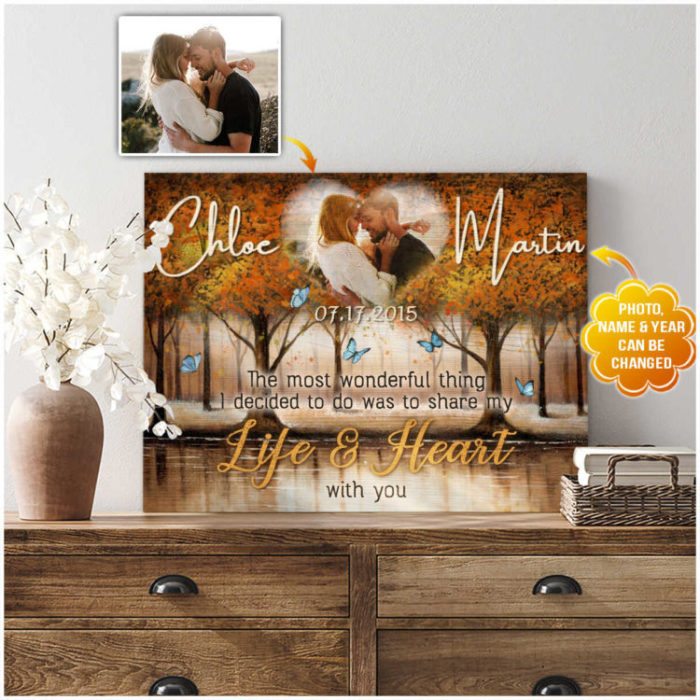 Mother's Day Gifts For Aunts - Canvas Print for Aunt and Uncle