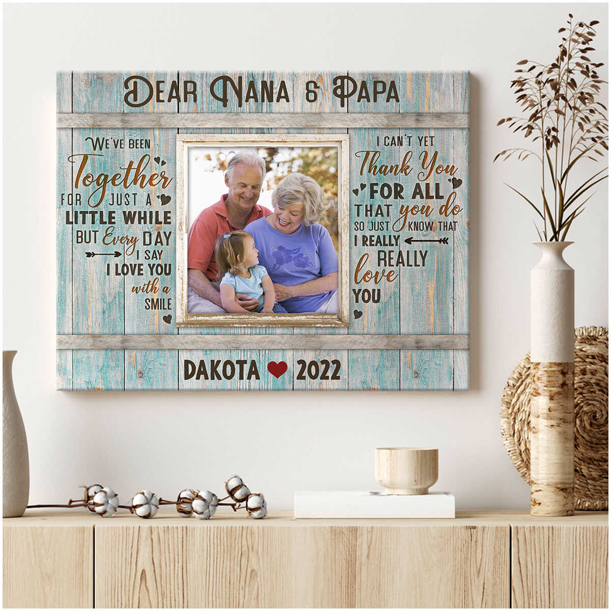 Mothers Day Custom Gift For Grandma Good Gifts For Grandma - Oh Canvas