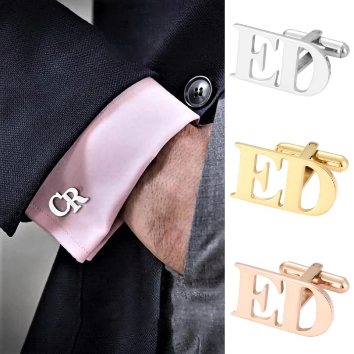 Personalized Cufflinks With Initials