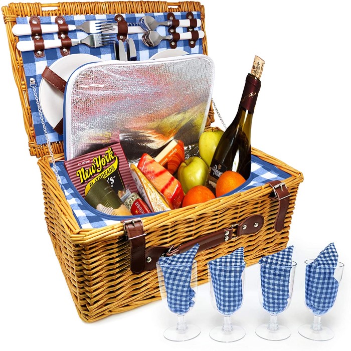 A Picnic Basket For Retirement Gifts For Boss