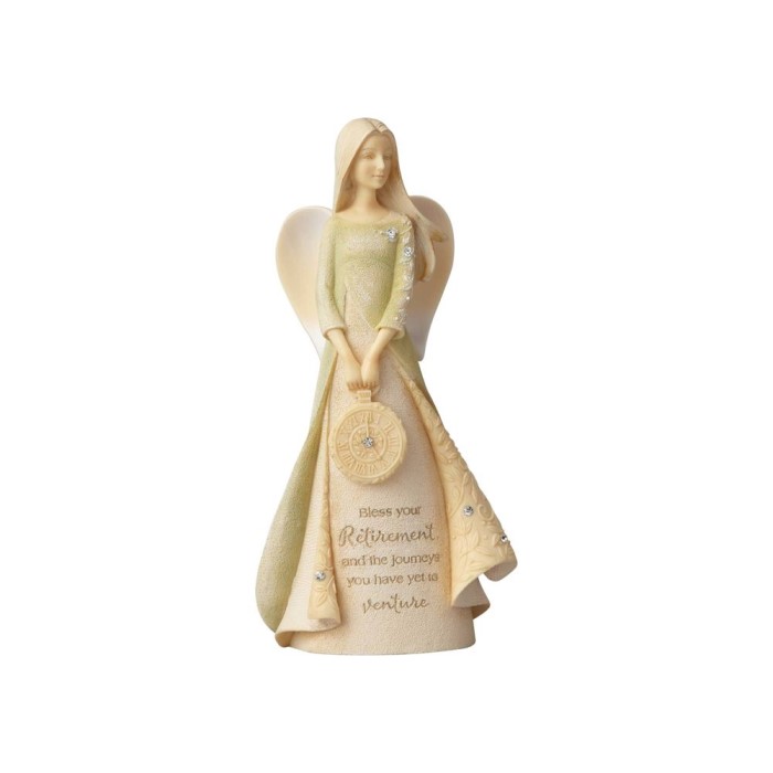 A Gorgeous Angel Figurine Is Toughful Retirement Gifts For Boss
