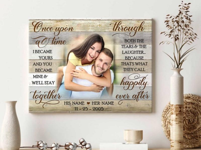 Once upon a time Wall Art Decor Oh Canvas